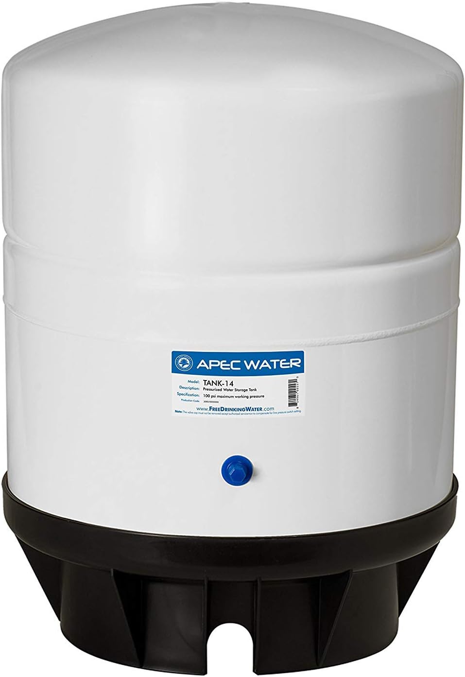 RO-90 Ultimate Series Top Tier Supreme Certified High Output 90 GPD & TANK-14 14 Gallon Pre-pressurized Reverse Osmosis Water Storage Tank